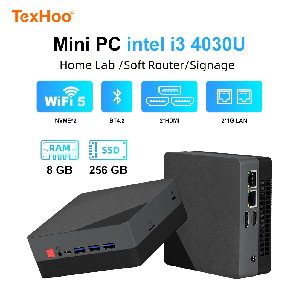 Memory Card Ssd - Mini PC Texhoo Intel Core I3