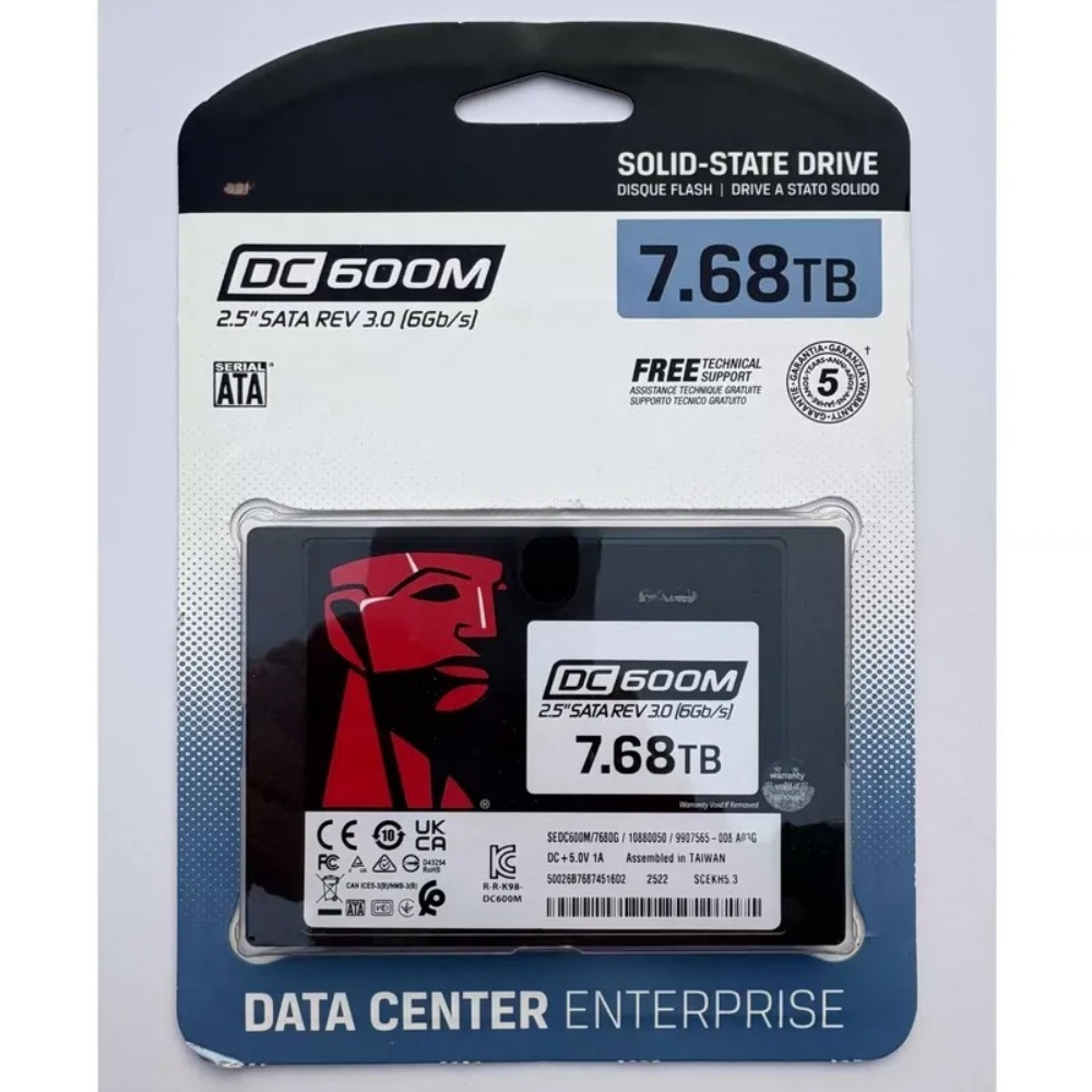 Sata Ssd - DC600M 3.84T 7.68T Unidade de Estado