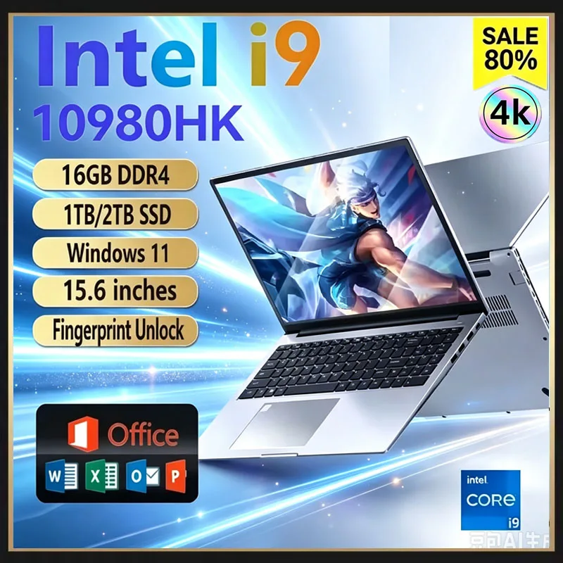 Ssd 1Tb - Laptop portátil de 15,6 polegadas, processador