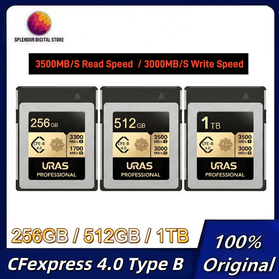 Memory Card Ssd - Cartão de Memória URAS CFexpress 4.0