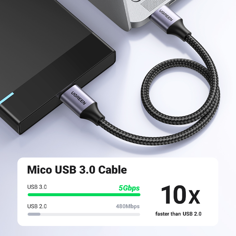 Ugreen micro b cabo usb 3.0 3a - Samsung Ssd avaliação e preço