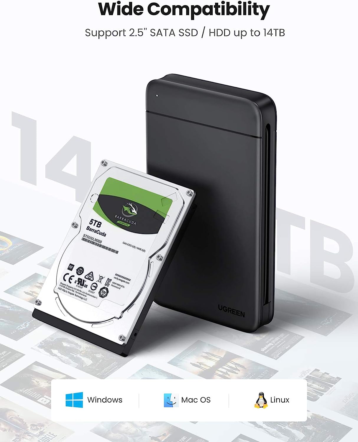 UGREEN USB C Gabinete de disco - Sata Ssd avaliação e preço