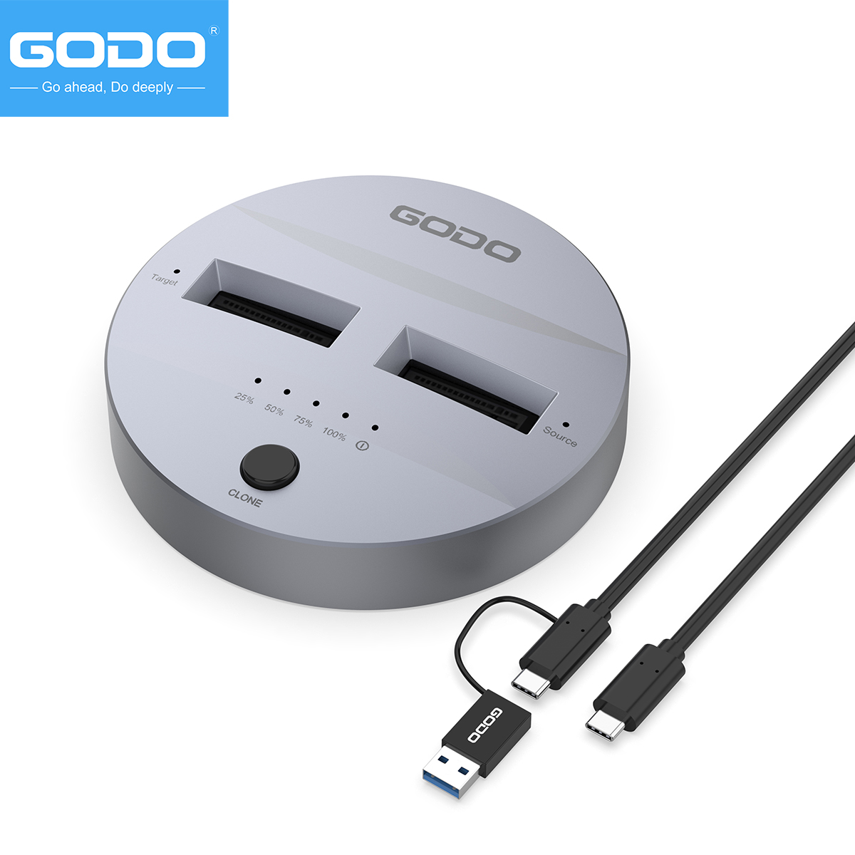 Duplicador GODO NVMe/SATA M.2  - 8Tb M2 Nvme Ssd avaliação e preço