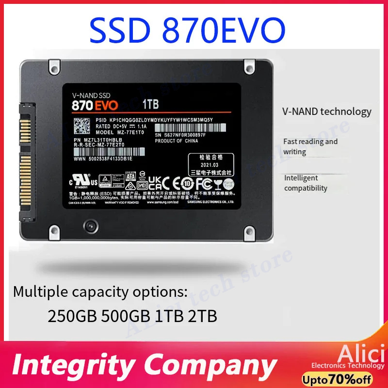 SSD original para samsung 870e - Samsung Ssd avaliação e preço