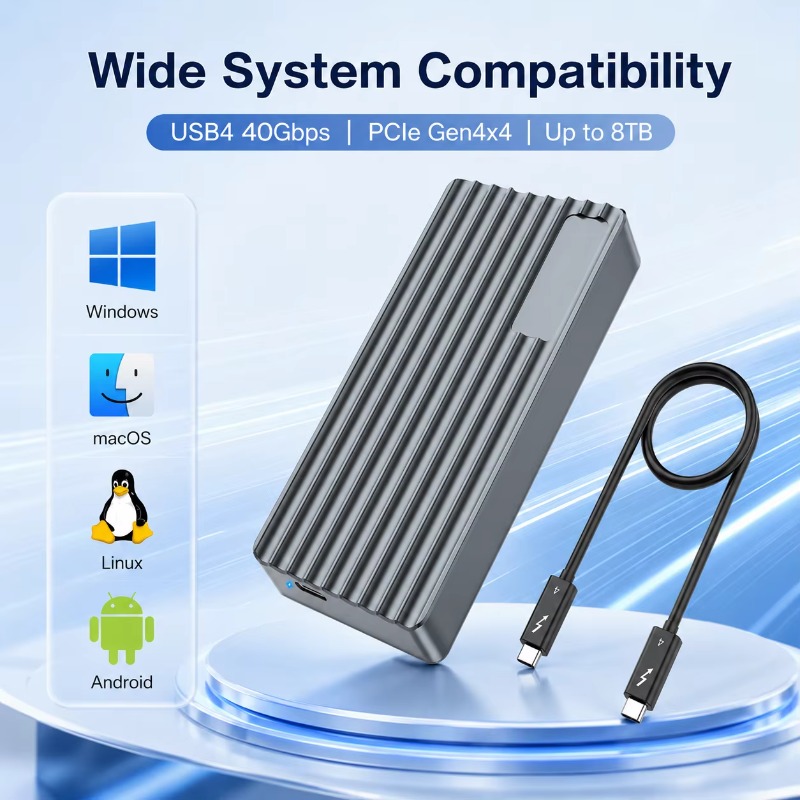 Gabinete TBT3/USB4 para SSD M. - External Ssd avaliação e preço