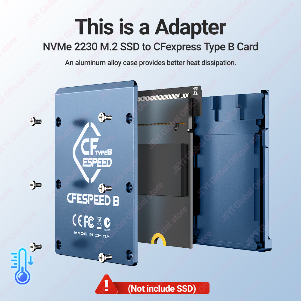 Adaptador JEYI CF-Express Tipo - Memory Card Ssd avaliação e preço