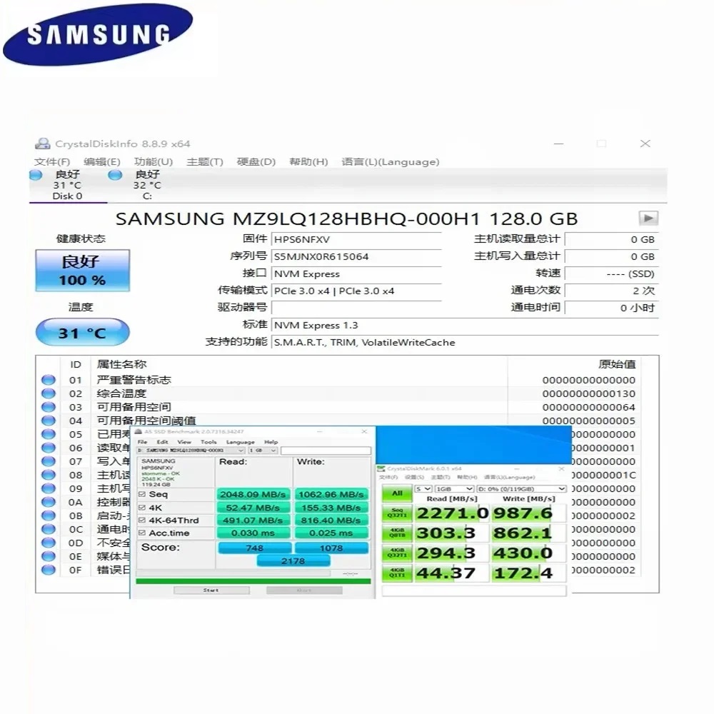 SSD Samsung M.2 2230 PM991a 1T - Samsung Ssd avaliação e preço